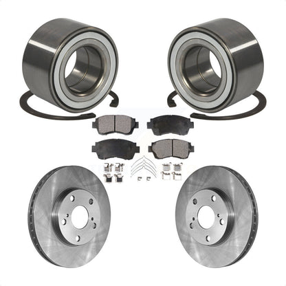 Kit de Rotor et de plaquettes de frein, roulement de roue avant, pour Toyota Camry Sienna Avalon Lexu
