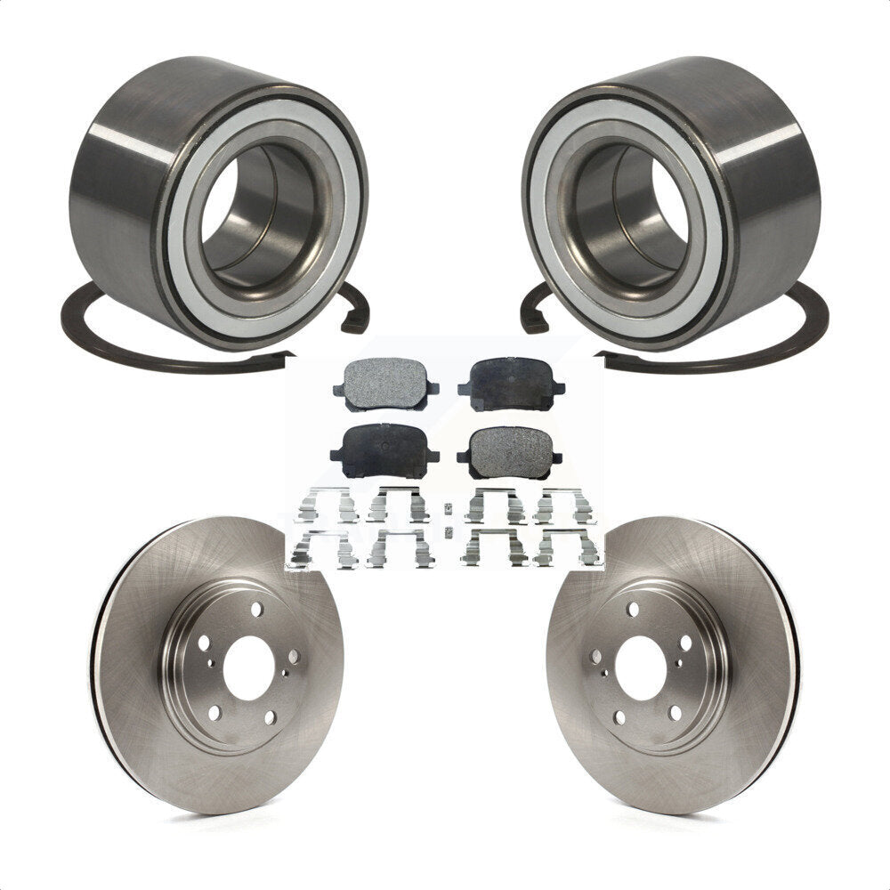 Kit de rotors et plaquettes de frein à disque de roulement de roue avant pour Lexus RX300 1999-2001