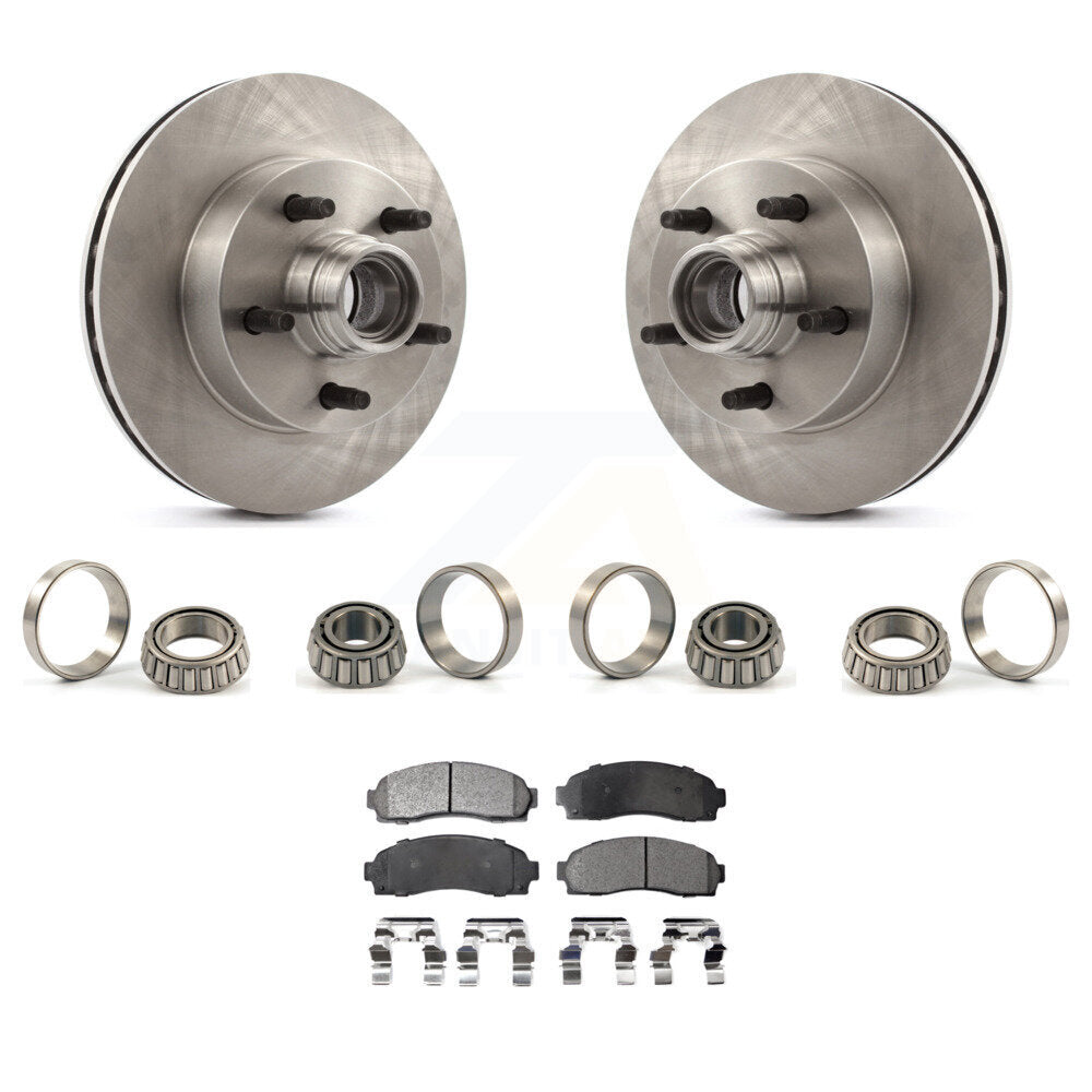Kit de plaquettes de roulement de course intérieure et extérieure de Rotor de moyeu de frein avant pour Mazda B3000
