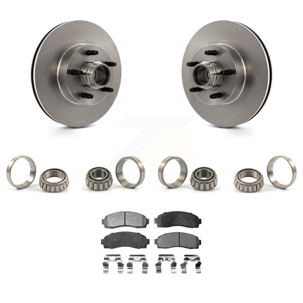 Kit de plaquettes de roulement de course intérieure et extérieure de Rotor de moyeu de frein avant pour Ford Ranger