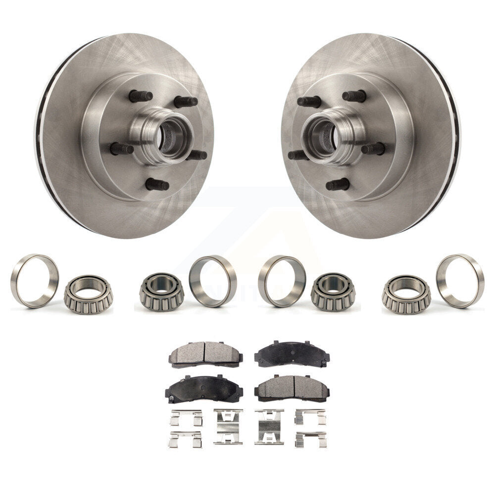 Kit de plaquettes de roulement de course intérieure et extérieure de Rotor de moyeu de frein avant pour Ford Ranger