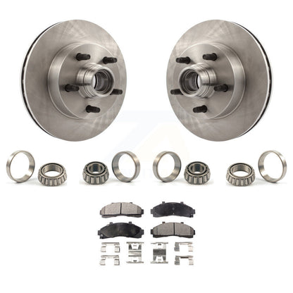 Kit de plaquettes de roulement de course intérieure et extérieure de Rotor de moyeu de frein avant pour Ford Ranger