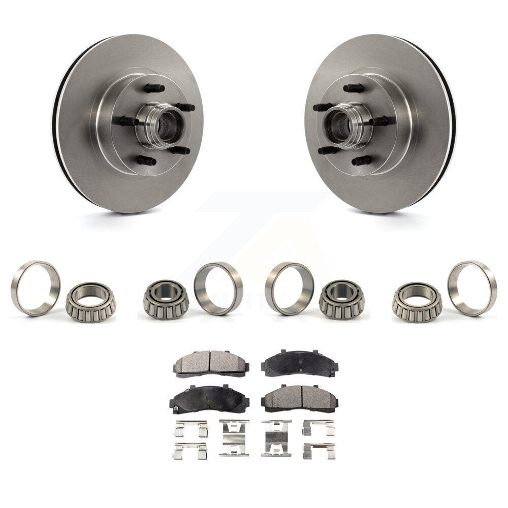 Kit de plaquettes de roulement de course intérieure et extérieure de Rotor de moyeu de frein avant pour Ford Ranger