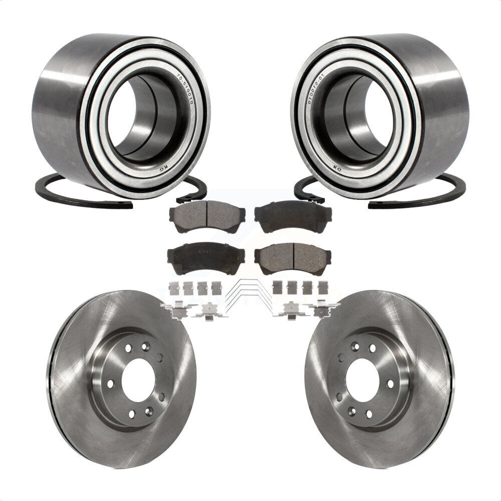 Kit de plaquettes de Rotor de frein à disque, roulement de roue avant, pour Ford Fusion Mazda 6 Lincoln MK