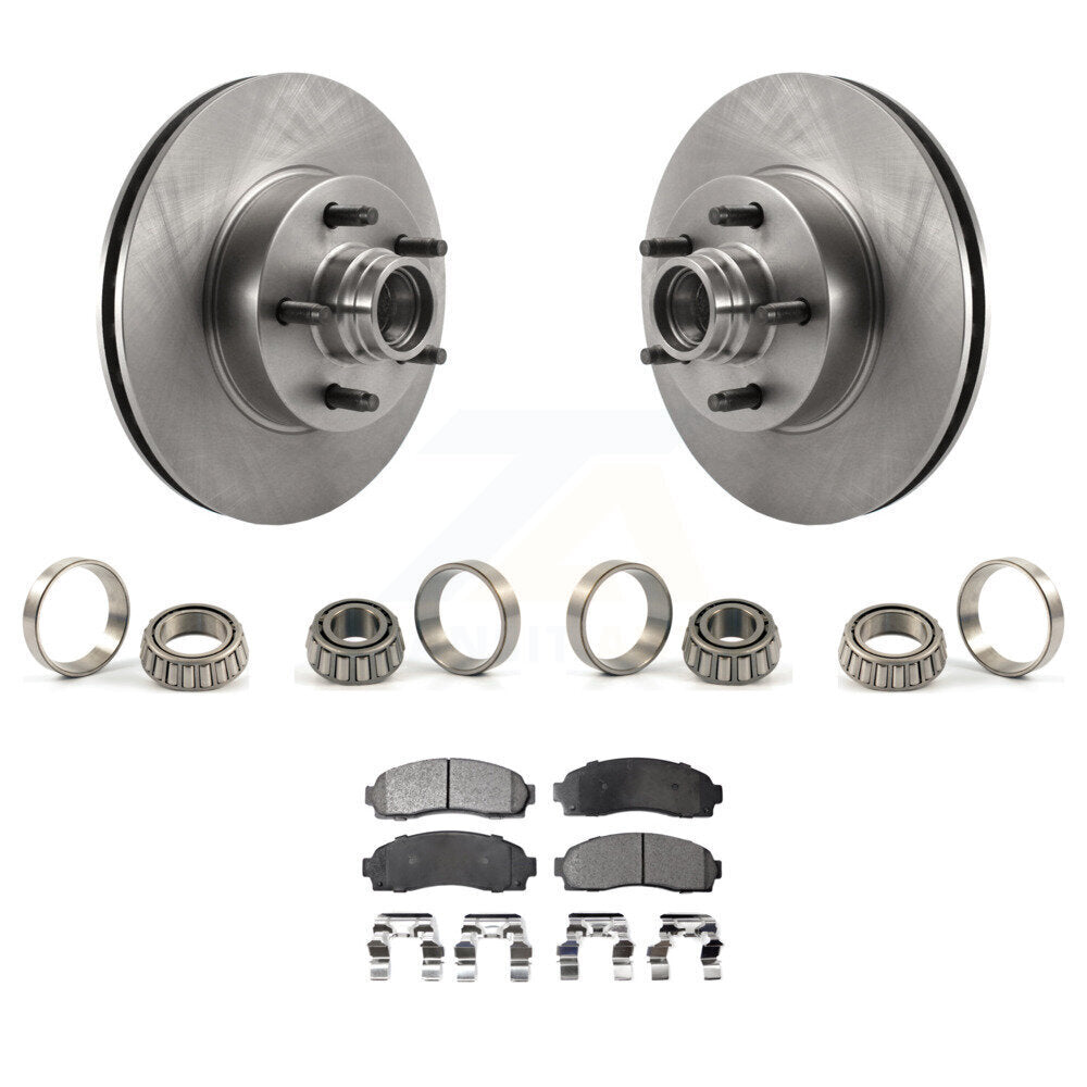 Kit de plaquettes de roulement de course intérieure et extérieure de Rotor de moyeu de frein avant pour Ford Ranger