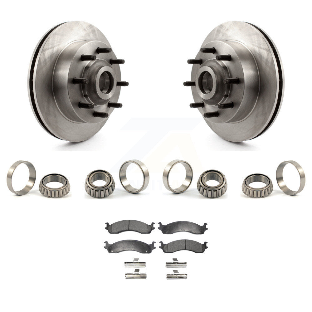 Kit de plaquettes de roulement de course intérieure et extérieure de Rotor de moyeu de frein avant pour Dodge Ram Van