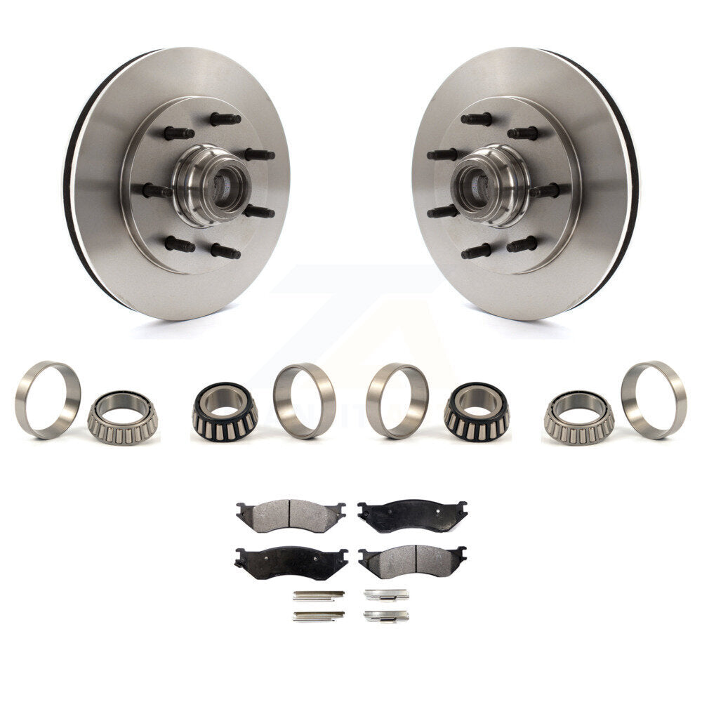 Kit de plaquettes de roulement de course intérieure et extérieure de Rotor de moyeu de frein avant pour Ford F-150