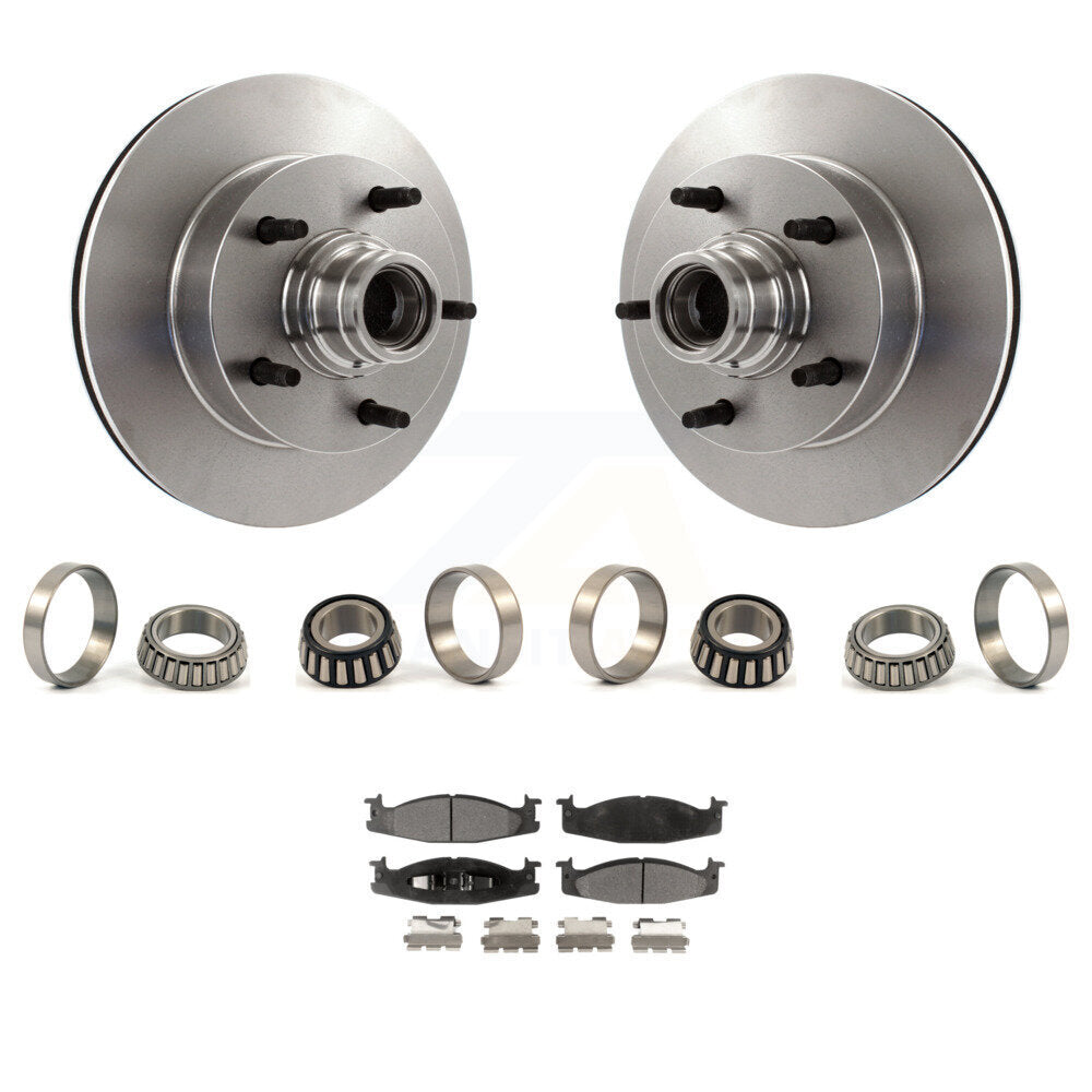 Kit de plaquettes de roulement de course intérieure et extérieure de Rotor de moyeu de frein avant pour Ford F-150