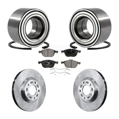 Kit de plaquettes de Rotor de frein à disque, roulement de roue avant, pour Mazda 3 2005, 2,3 l, sans AB