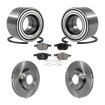Kit de rotors de frein à disque et de plaquettes en céramique, roulement de roue avant, pour Mazda 3