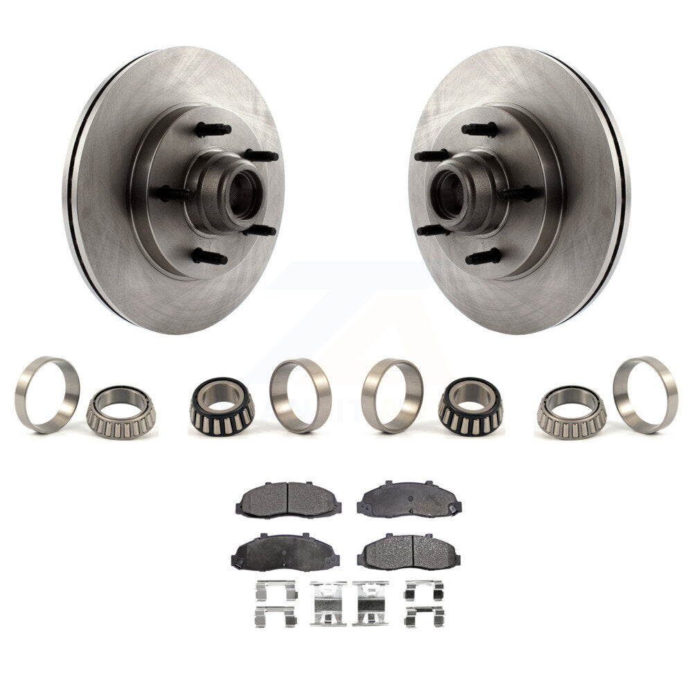 Kit de plaquettes de roulement de course intérieure et extérieure de Rotor de moyeu de frein avant pour Ford F-150