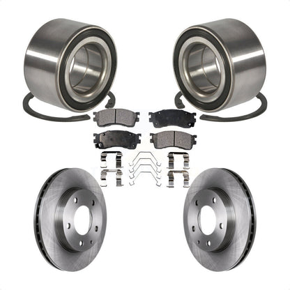 Kit de rotors et plaquettes de frein à disque, roulement de roue avant, pour Mazda Protege Protege5
