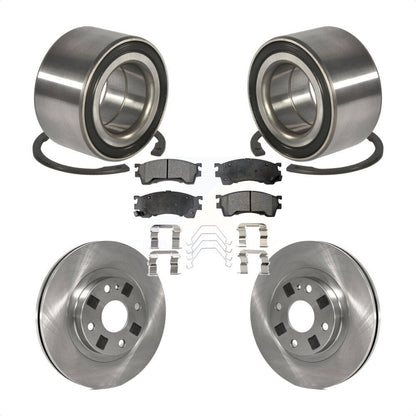 Kit de rotor et plaquettes de frein à disque de roulement de roue avant pour Mazda Protege 1.8 de 1999 à 2000