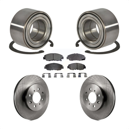 Kit de Rotors et plaquettes de frein à disque, roulement de roue avant, pour Honda Civic Acura EL