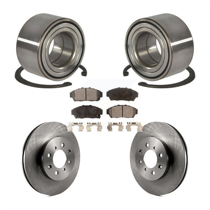 Kit de Rotor et plaquettes de frein de roulement de roue avant, pour Honda Civic EX avec coupé non AB
