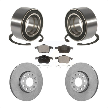 Kit de Rotor et plaquettes de frein à disque, roulement de roue avant, pour Volkswagen Passat Audi A4 A