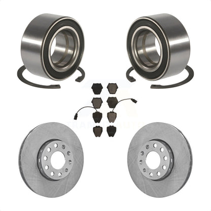 Kit de Rotor et de plaquettes de frein à disque, roulement de roue avant, pour Volkswagen Passat 2.8 2002