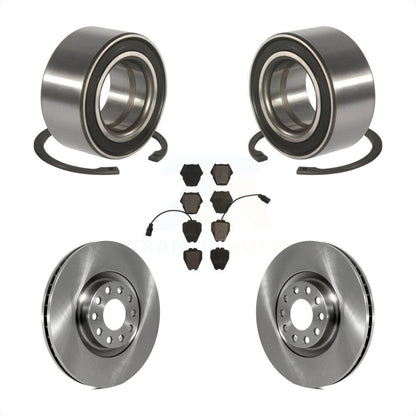 Kit de rotors et plaquettes de frein à disque de roulement de roue avant pour Audi S4 A4 2000 – 2001
