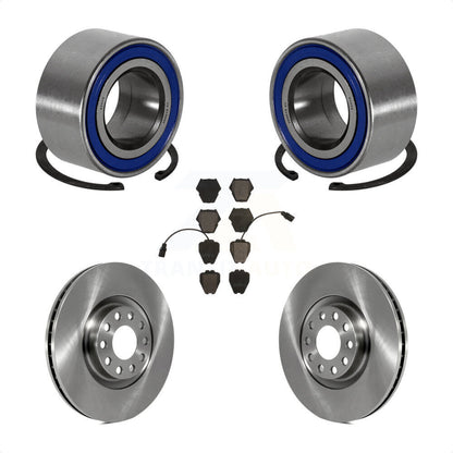 Kit de plaquettes de Rotor de frein à disque, roulement de roue avant, pour Audi A4 Turbocharge 2000 – 2001