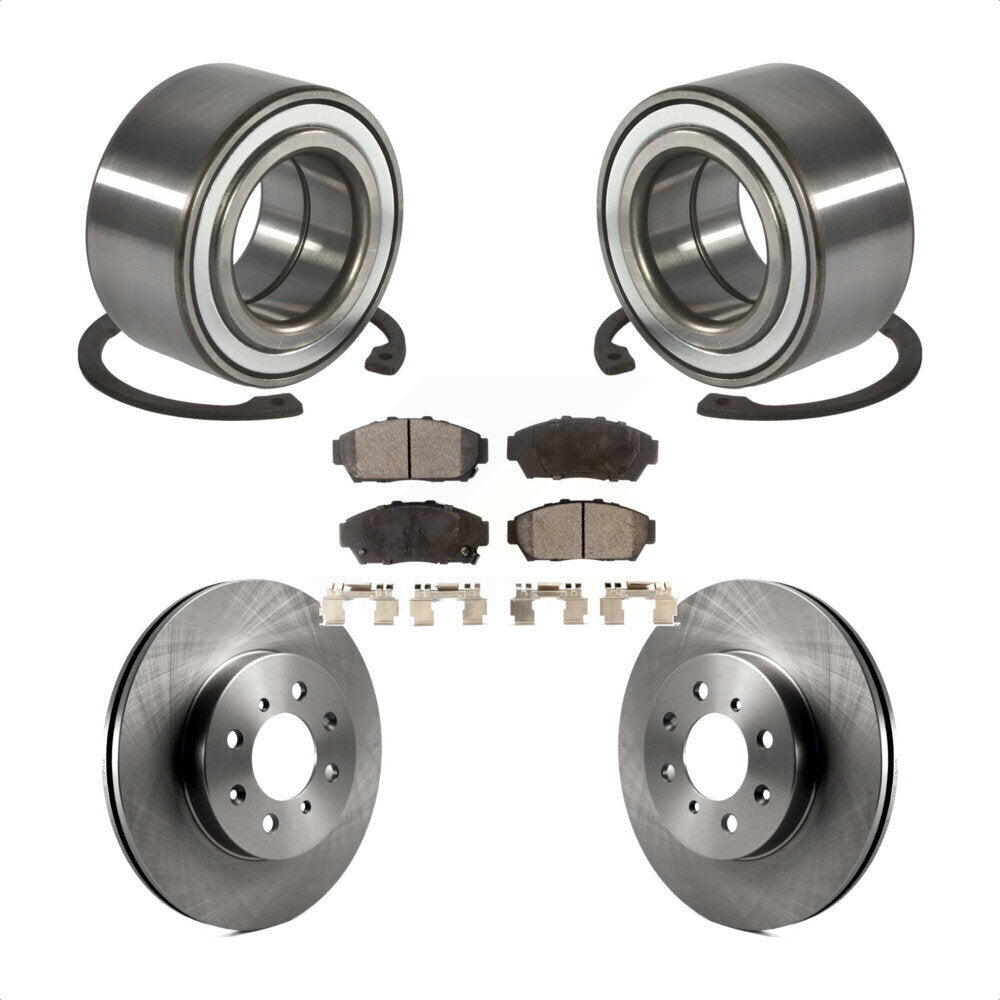 Kit de rotors et plaquettes de frein à disque, roulement de roue avant, pour Acura Integra Honda Civi