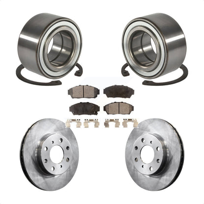 Kit de Rotor et plaquettes de frein de roulement de roue avant, pour Honda Civic EX avec berline non AB