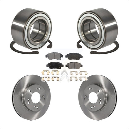Kit de rotors et plaquettes de frein à disque de roulement de roue avant pour Honda Civic SiR 2004