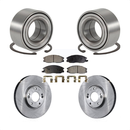 Kit de rotors de frein à disque et de plaquettes en céramique, roulement de roue avant, pour Hyundai XG350