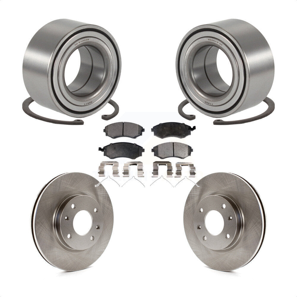 Kit de plaquettes de Rotor de frein à disque, roulement de roue avant, pour Hyundai Sonata 2004 à 09 03