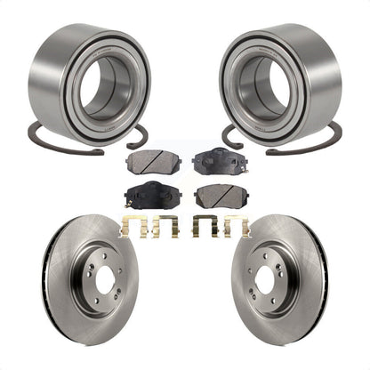 Kit de Rotor et plaquettes de frein à disque, roulement de roue avant, pour Hyundai Tucson Kia Cadenz
