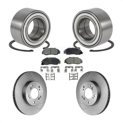 Kit de rotor et plaquettes de frein à disque, roulement de roue avant, pour Honda CR-V Prelud 1997 – 2001