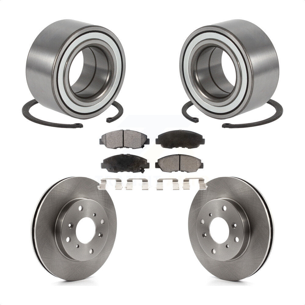 Kit de rotor et de plaquettes de frein, roulement de roue avant, pour Honda Accord Coupé 98-02 avec 2.3