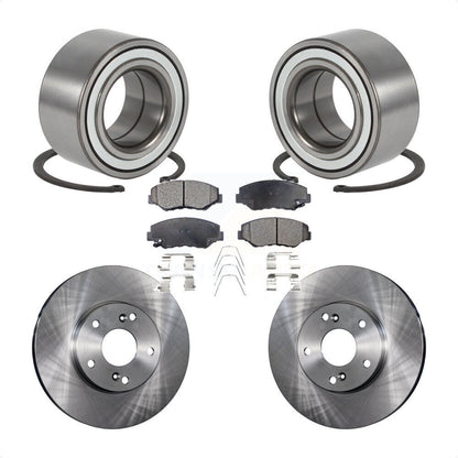 Kit de rotors de frein à disque et de plaquettes en céramique, roulement de roue avant, pour Honda Element
