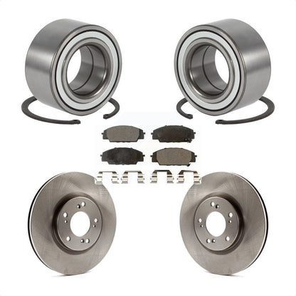 Kit de rotors et plaquettes de frein à disque de roulement de roue avant pour Honda S2000 2000-2009