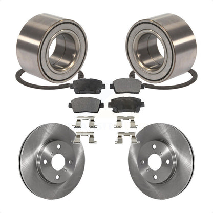 Kit de rotors et plaquettes de frein à disque de roulement de roue avant pour Scion xB xA 2004-2006
