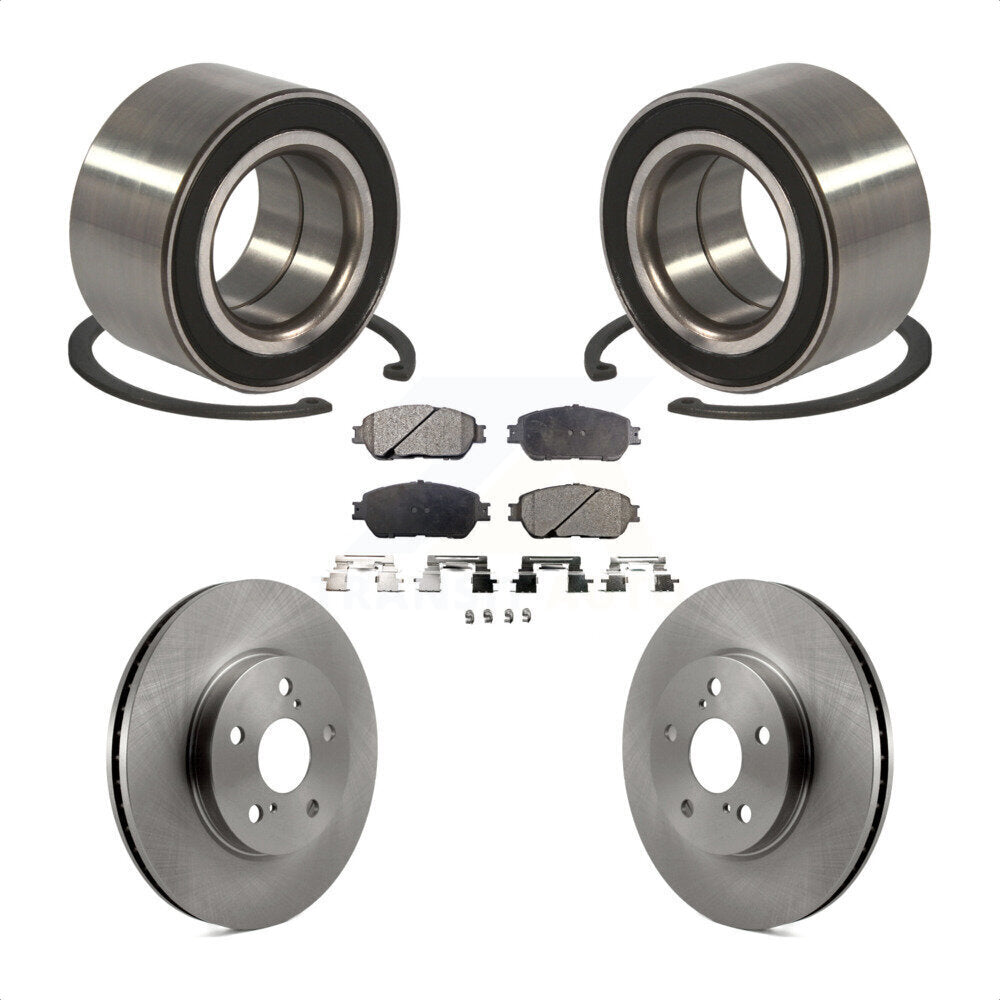 Kit de Rotor et plaquettes de frein de roulement de roue avant, pour Toyota Sienna Camry Solara Avalo
