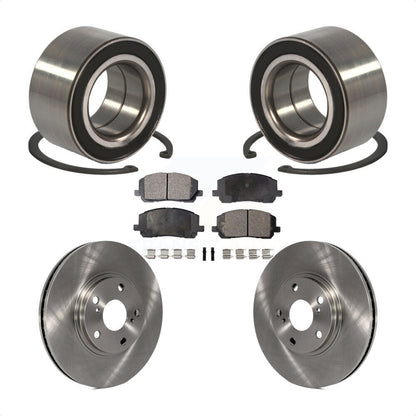 Kit de rotors de frein à disque et de plaquettes en céramique, roulement de roue avant, pour Toyota Highlande