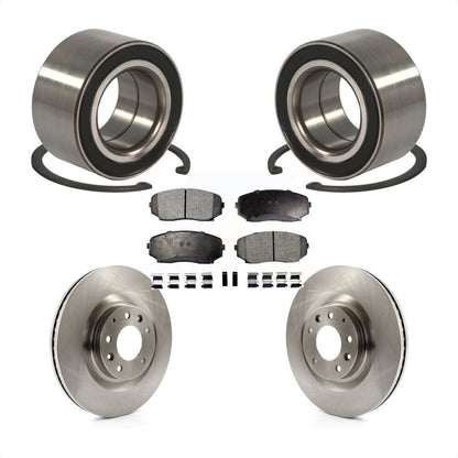 Kit de rotors et plaquettes de frein à disque de roulement de roue avant pour Mazda CX-9 2007 – 2015