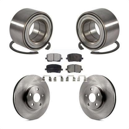Kit de Rotor et de plaquettes de frein, roulement de roue avant, pour Toyota Corolla Matrix Pontiac Vib