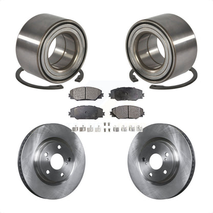 Kit de rotor et de plaquettes de frein à disque, roulement de roue avant, pour Toyota Corolla i 2017 – 2018