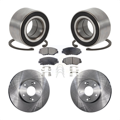 Kit de Rotor et de plaquettes de frein, roulement de roue avant, pour Honda Accord Fit Element Acura IL