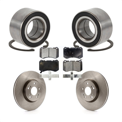 Kit de rotors de frein à disque et de plaquettes en céramique, roulement de roue avant pour Acura TL