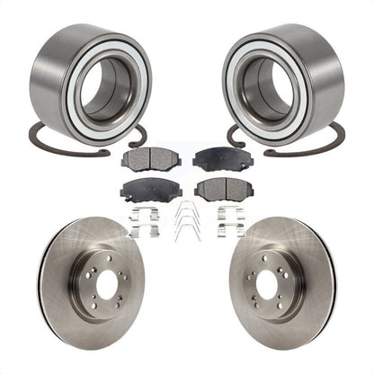 Kit de rotors et plaquettes de frein à disque de roulement de roue avant pour Honda CR-V 2005-2006
