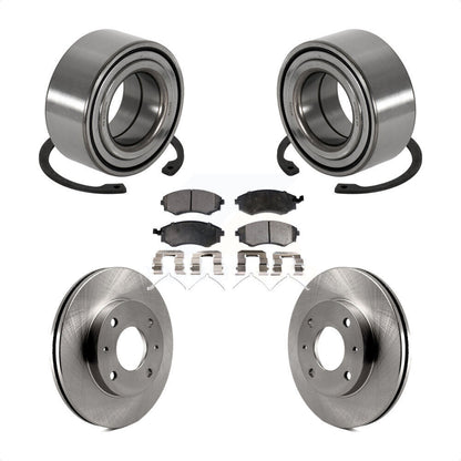 Kit de rotors et plaquettes de frein à disque de roulement de roue avant pour Hyundai Sonata 1999-2000