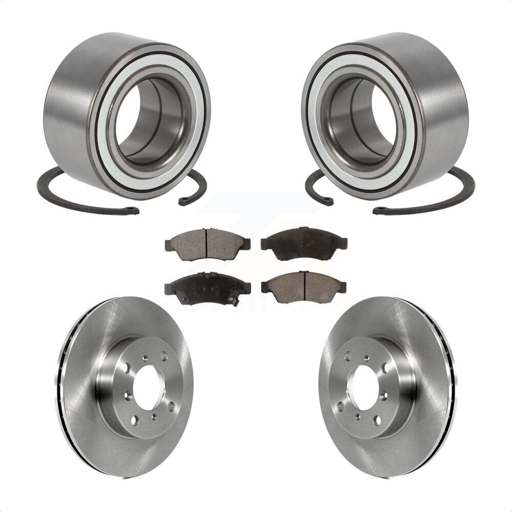 Kit de rotors et plaquettes de frein à disque de roulement de roue avant pour Suzuki Aerio 2006-2007