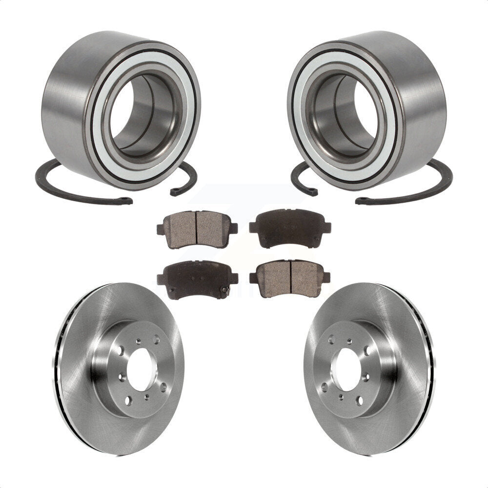 Kit de rotors et plaquettes de frein à disque de roulement de roue avant pour Suzuki Aerio 2002-2005