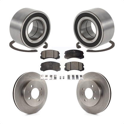 Kit de rotors et plaquettes de frein à disque de roulement de roue avant pour Mitsubishi Lancer S 2006
