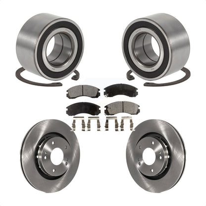 Kit de plaquettes de Rotor de frein à disque, roulement de roue avant pour Mitsubishi Outlande 2005 – 2006