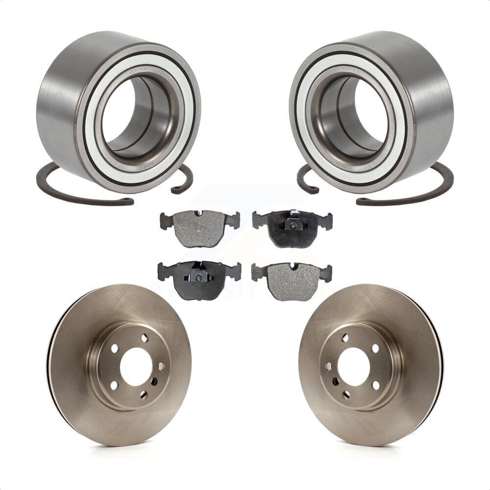 Kit de rotors et plaquettes de frein à disque de roulement de roue avant pour 2000 BMW X5 à 04 00