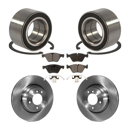 Kit de rotors de frein à disque et de plaquettes en céramique, roulement de roue avant, pour BMW 330xi 2006