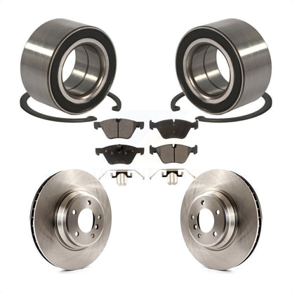 Kit de rotors de frein à disque et de plaquettes en céramique, roulement de roue avant, pour BMW 335xi 2007